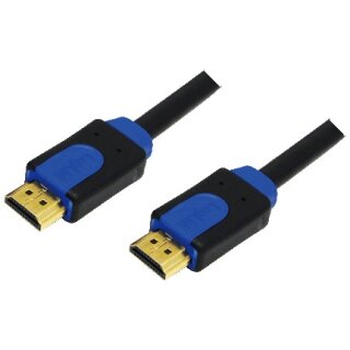 Logilink HDMI-Kabel Ethernet A -> A St/St 5.00m Gold