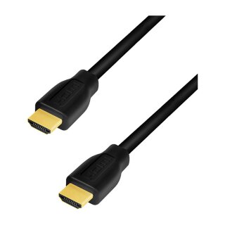 Logilink HDMI-Kabel A/M zu A/M. 4K/60 Hz. CCS. schwarz. 1.0m