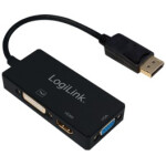 Logilink 4K DisplayPort 1.2 zu DVI/HDMI/VGA Adapter