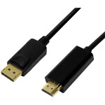 Logilink DisplayPort-Kabel DP 1.2 zu HDMI 1.4 1m black