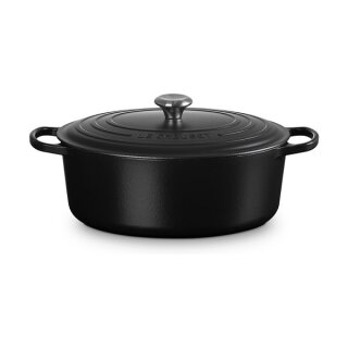 Le Creuset Signature Bräter Schwarz Oval 33 cm
