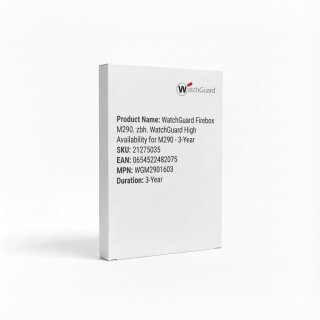 WatchGuard Firebox M290. zbh. WatchGuard High Availability for M290 - 3-Year