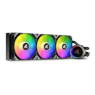 K Sharkoon Wasserkühlung S90 RGB 3 Lüfter 360mm schwarz