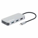 MANHATTAN USB-C 8-in-1 Dockingstation HDMI RJ45 3xUSB-A