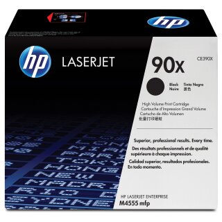 HP 90X original Toner cartridge CE390X black high capacity 24.000 pages 1-pack Smart Printing Technology