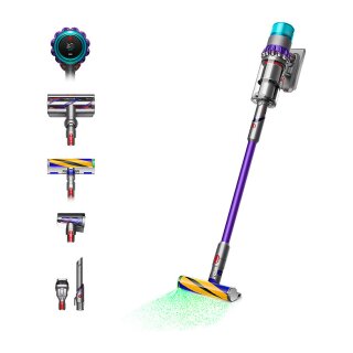 Dyson Gen5Detect Absolute Kabelloser Staubsauger (Rot/Silber/Türkis)