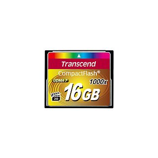 Card Transcend CompactFlash 16GB TS16G1000. MLC