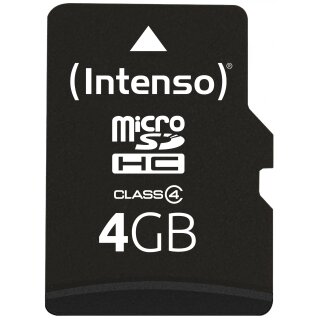 CARD Micro Card 4GB Intenso inkl. SD Adapter