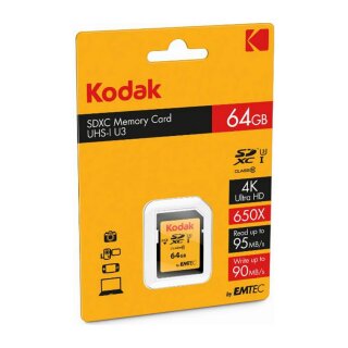 CARD Kodak 64GB UHS-I U3 V30 Ultra