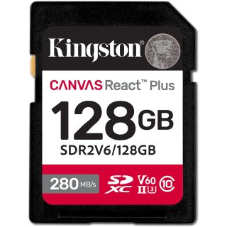 CARD Card 128GB Kingston XC React+ 280R/100W Reader retail retail