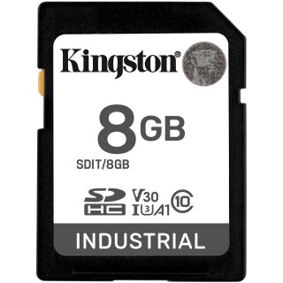 CARD Card 8GB Kingston HC Industrial -40C to 85C retail