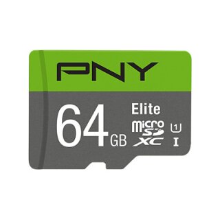 CARD Micro XC Card 64GB PNY Elite CL.10 U1 retail
