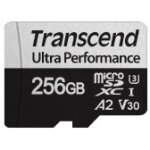 CARD microSD Card 256GB Transcend SDXC USD340S w/Adapter
