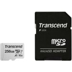 CARD microSD Card 256GB Transcend SDXC USD300S-A w/Adapter