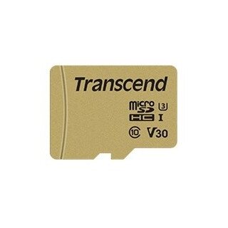 CARD microSD Card 8GB Transcend SDHC USD500S w/Adapter