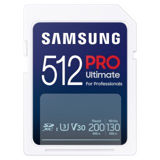 CARD Card 512GB Samsung XC PRO Ultimate (CL10) retail