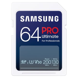 CARD Card 64GB Samsung XC PRO Ultimate (CL10) retail