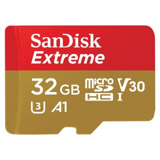 CARD Sandisk Speicherkarte microHC-Card Extrem 32 GB