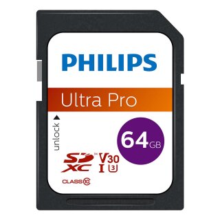 CARD Philips XC Card 64GB Class 10 UHS-I U3 V30 A1