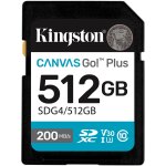 CARD Kingston 512GB XC Canvas Go Plus Gen4 200MB/s C10...