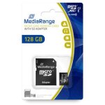 CARD MediaRange MicroSD 128GB UHS-1 Cl.10 inkl. Adapter