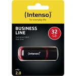STICK Intenso Business Line schwarz. rot 32 GB