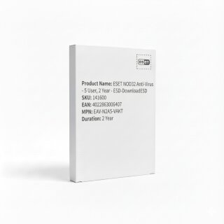 ESET NOD32 Anti-Virus - 5 User, 2 Year - ESD-Download
