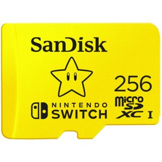 CARD Sandisk Nintendo Switch microsdxc 256GB 100/90 MB/s A1 UHS-I