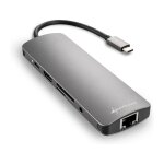 Sharkoon USB 3.0 Type C Combo Adapter (dunkelgrau)