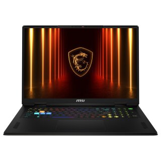 MSI Vector A18 HX A9WHG-081 (grau. AMD Ryzen 9 9955HX. NVIDIA GeForce RTX 5070 Ti. 32 GB DDR5. 1 TB (1 TB SSD). Windows 11 Home 64-Bit)
