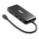 Club3D USB-C 8in1-HUB >DP1.4/HDMI2.0/USB-C/LAN 8K30Hz...