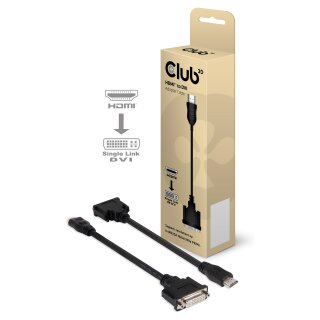 Club3D Adapter HDMI > DVI St/Bu retail