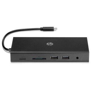 D HP Travel USB C Multi Port Hub (P)