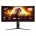 86cm/34" (3440x1440) AOC CU34G4 21:9 FastVA 0,5ms 180Hz HDMI DisplayPort Curved Freesync Premium HDR10 Black