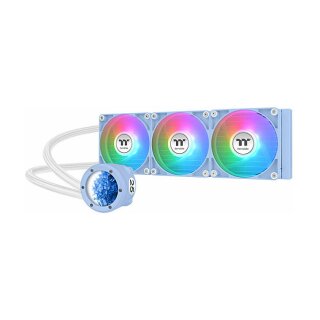 K Cooler Wasserkühlung Thermaltake TH360 V2 Ultra ARGB Sync All-In-One Liquid Cooler Hydrangea Blue (hellblau)