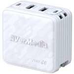 AVerMedia Ladedock. Core GO (GC313) White. 100W GaN. HDMI