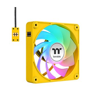 140mm Thermaltake CT140 EX Reverse ARGB Sync PC Cooling Fan Bumblebee 3 Pack