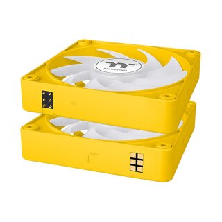 120mm Thermaltake CT120 EX ARGB Sync PC Cooling Fan Bumblebee 3 Pack