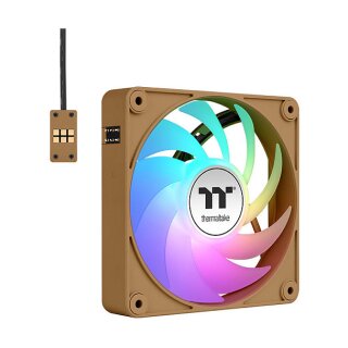 140mm Thermaltake CT140 EX ARGB Sync PC Cooling Fan Gravel Sand 3 Pack