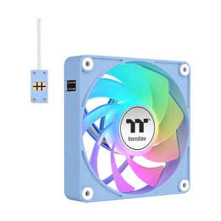 120mm Thermaltake CT120 EX Reverse ARGB Sync PC Cooling Fan Hydrangea Blue 3 Fan Pack