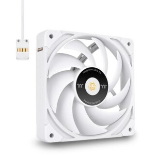 120mm Thermaltake TOUGHFAN EX12 Pro PC Cooling Fan White - Swappable Edition 3 Pack