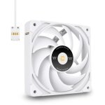 120mm Thermaltake TOUGHFAN EX12 Pro PC Cooling Fan White...