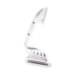 Thermaltake PCI-E 4.0 Dual 90 Degree Riser Cable 400mm Snow