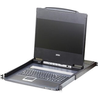 ATEN CL6700MW GB 42cm 16.54Zoll Widescreen VGA DVI HDMIFull HD LCD Audio Console 14016849