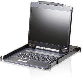 ATEN CL3000N KVM-Konsole 48cm LCD VGA PS/2-USB USB Port LED HG-Bel. D