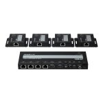 ATEN VS1824KIT 4-Port 4K HDMI Cat6 Splitter mit 4 Empfnger