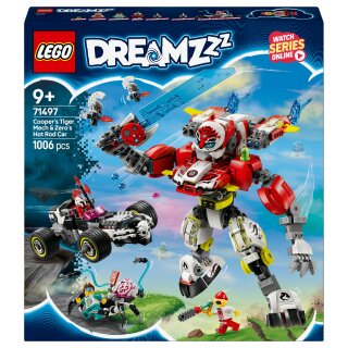 LEGO 71497 DREAMZzz Coopers Tiger-Mech und Zeros Hot Rod Auto