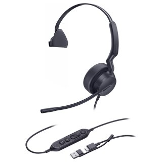 Yealink Headset UH42 Mono UC USB-C/A