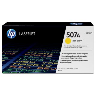 HP Toner 507A CE402A Gelb
