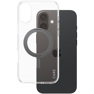 CARE Case Feature Black Kickstand MagSAFE iPhone 16 Plus